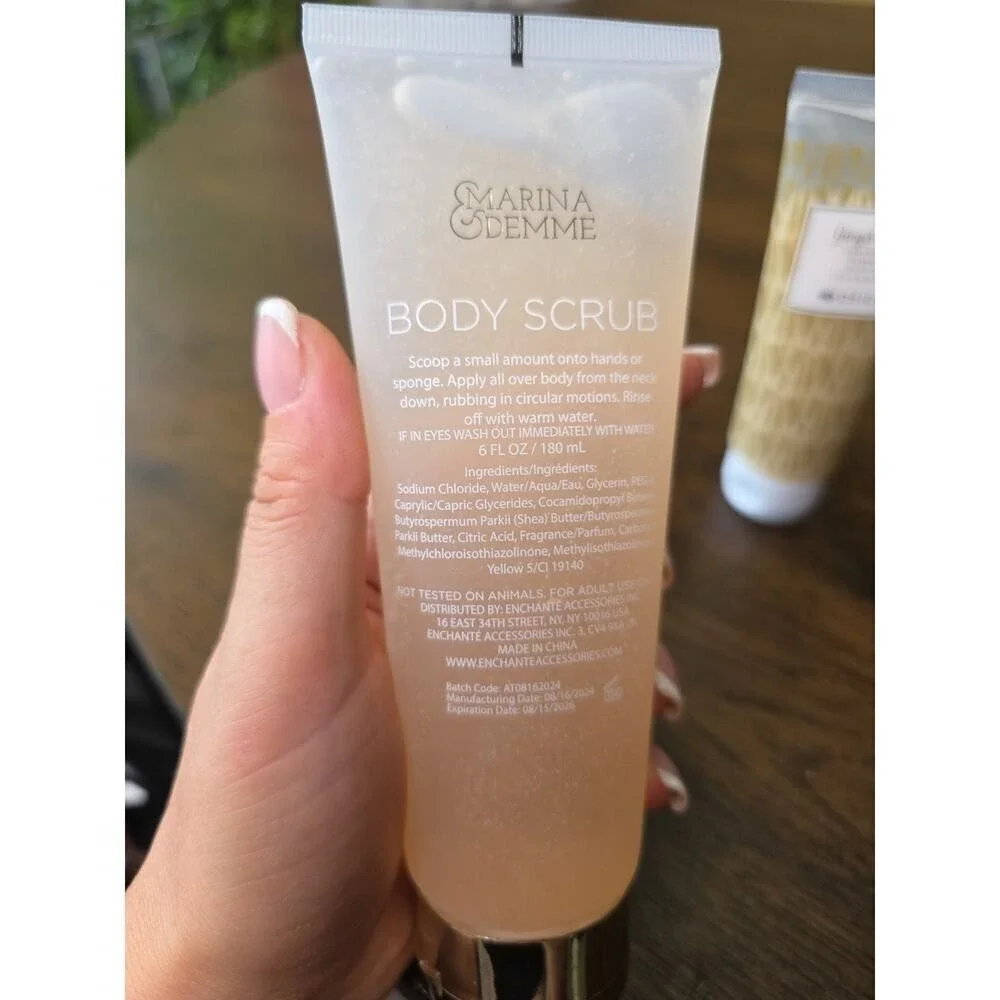 LOT OF 2 Origins Ginger Burst Savory Body Wash 2.5 oz & Marisa Odeme Shea Butter